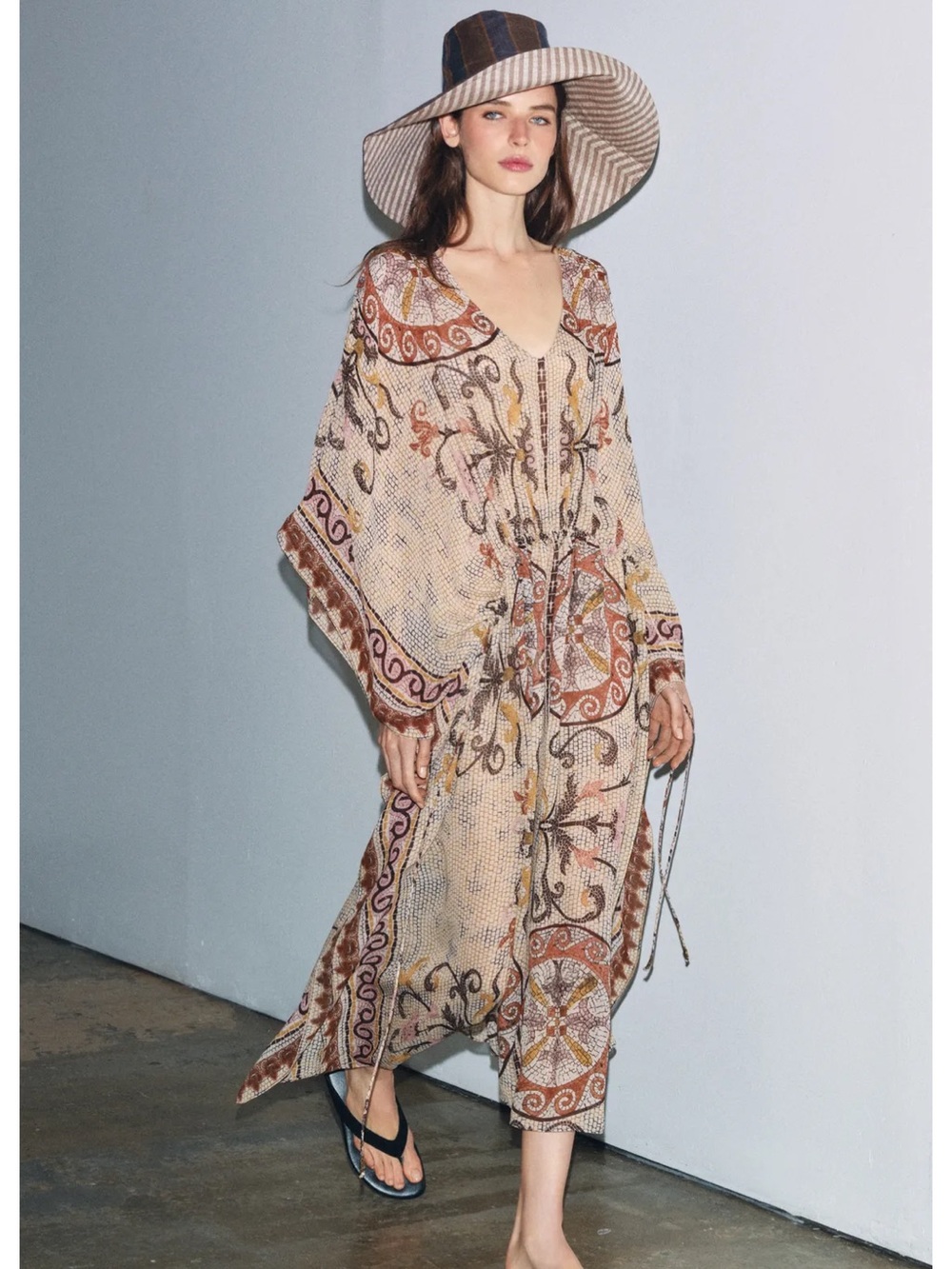 ZARA PRINTED TUNIC DRESS